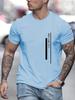 Man short sleeve T-shirt Letter Print Round Neck Breathable Streetwear Oversized Tee Casual Fashion High quality Clothing