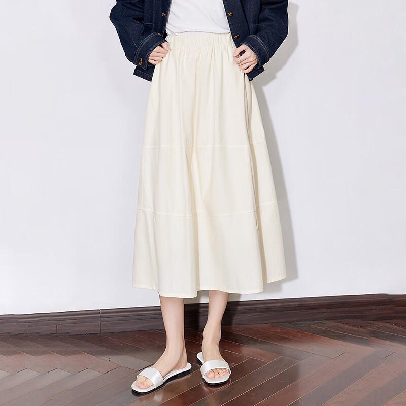 Chuyu Women's A-Line Puffy Mid-Length Skirt