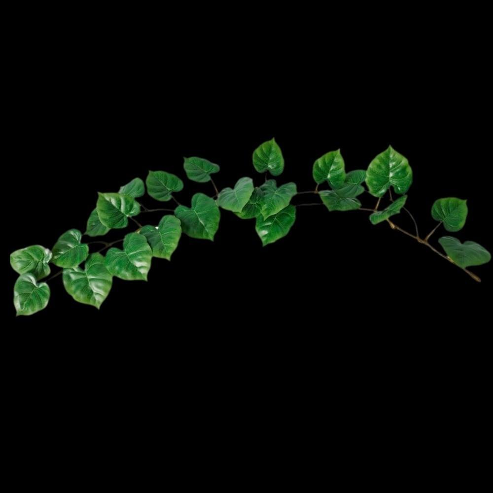 Plastic Vines Simulated Rattan Leaves Decorative Leaves Green Leaves Turtle Back Leaves Artificial Plants Gift Pipe Decoration