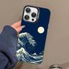 Japanese Waves Phone Case For IPhone 17 16 15 14 13 12 11 Pro MAX Matte Shockproof Back Anti Fall Matte Cover