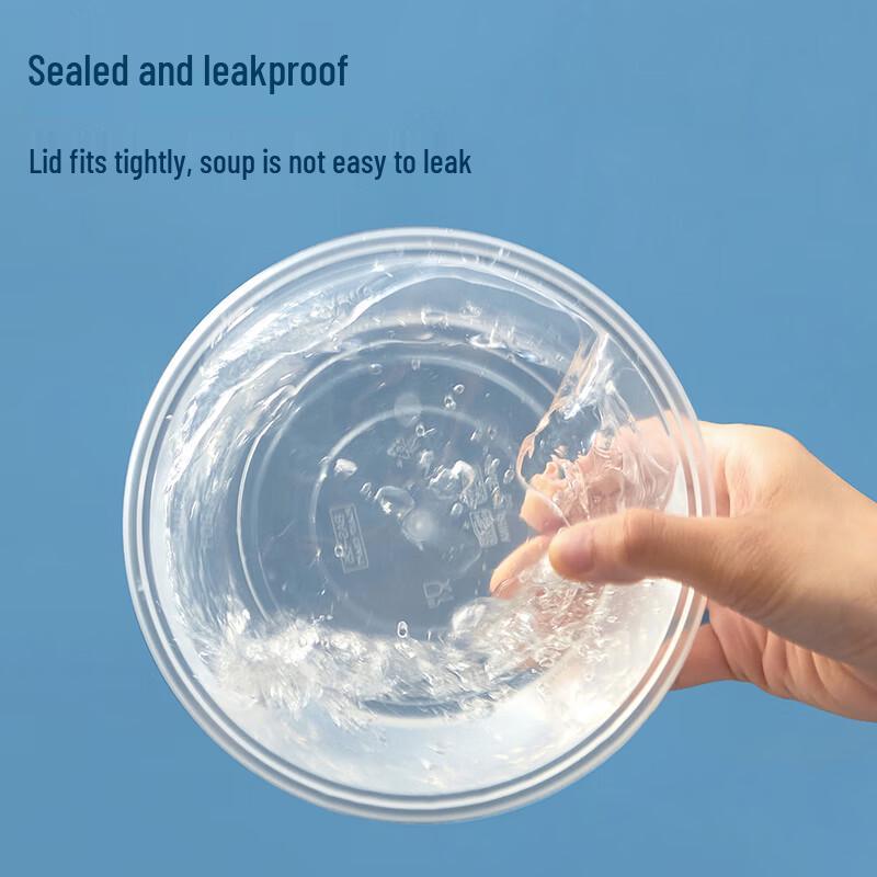 Disposable Round PP Plastic Meal Boxes