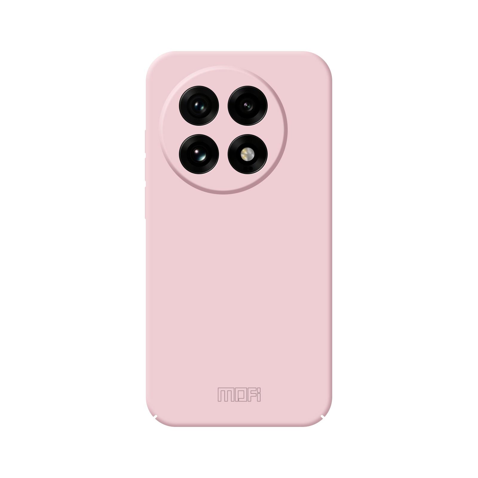 

For OnePlus Ace 5 Pro 5G/OnePlus Ace 5 5G Phone Case MOFI JK Qin Series Skin-Touch Matte Anti-fingerprint Back Cover Pink