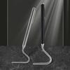 Adjustable Snake Hook Retractable Stainless Steel Reptile Catcher Long Handle Rounded Head Snake Catching Tool Professional Use