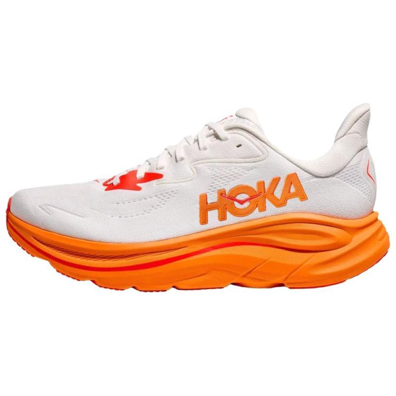 HOKA ONE ONE Clifton 10 Frost Orange Zest Women s Sneakers 1162031-FGZ 37⅓