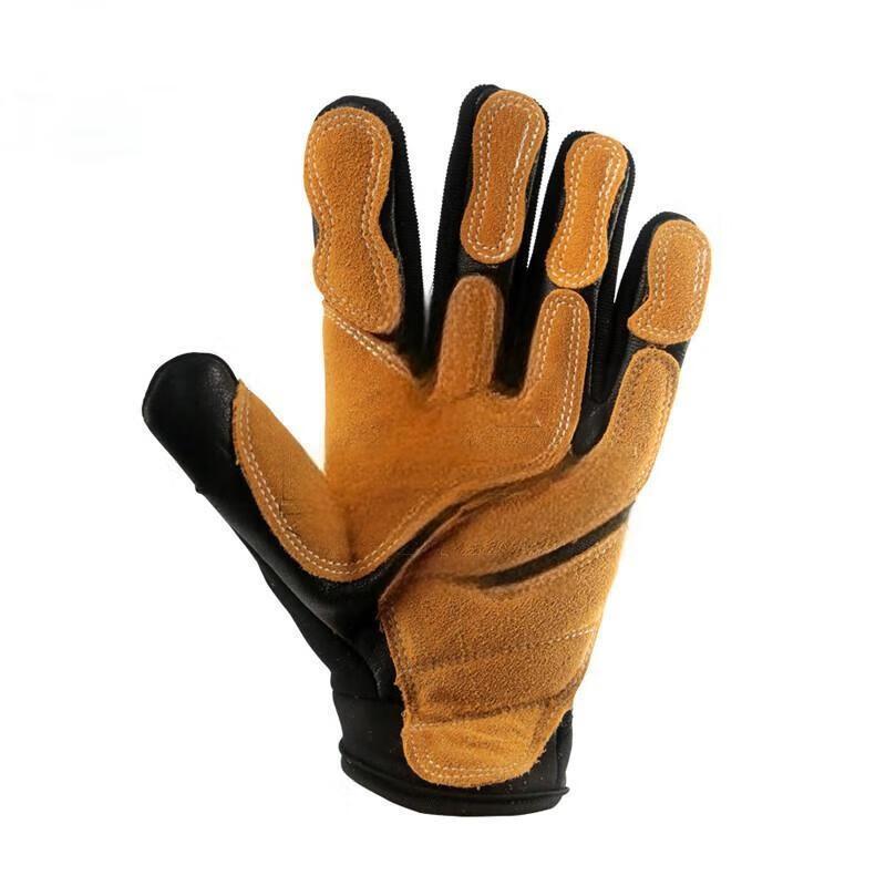 Cowhide Climbing  Tactical Rappelling Gloves