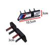 HLQB7 For BMW ABS Car Front Grille Emblem M1 M2 M3 M4 M5 M6 M7 X1 X2 X3 X4 X5 X6 X7 For BMW M Competition LOGO Decor Car Styling Acces