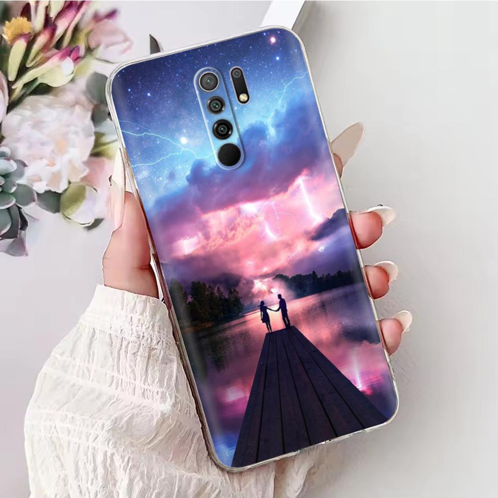 Phone Case For Xiaomi Redmi 9 Case Soft TPU Silicone Back Cover for Xiaomi Redmi 9 Redmi9 Case Transparent Bumper Cover Fundas