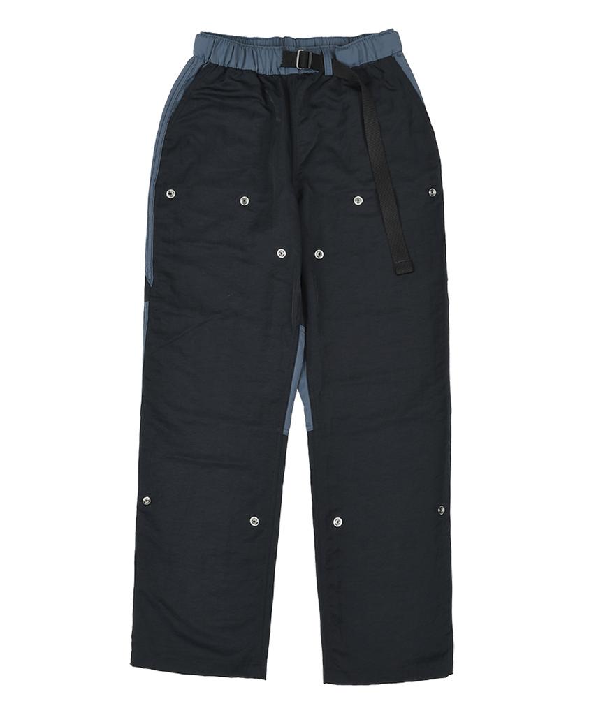 Ialeseuko Detach Double Knee Nylon Pants_Navy
