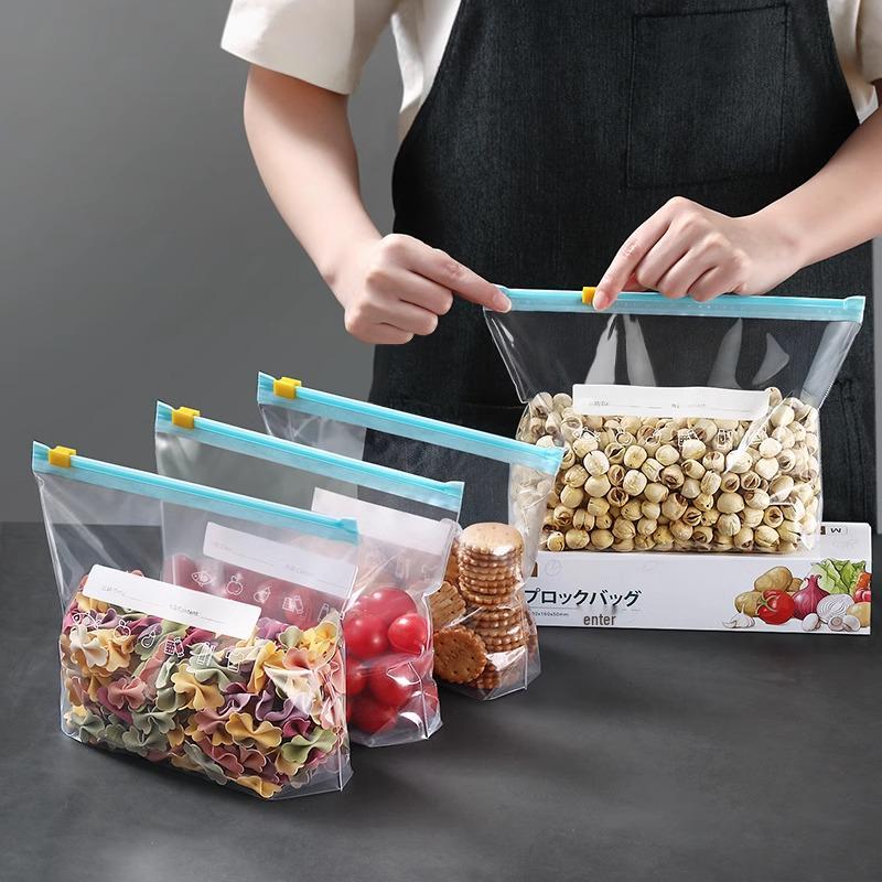 Thickened Food-Grade Zipper Freezer Bags for Fresh Storage