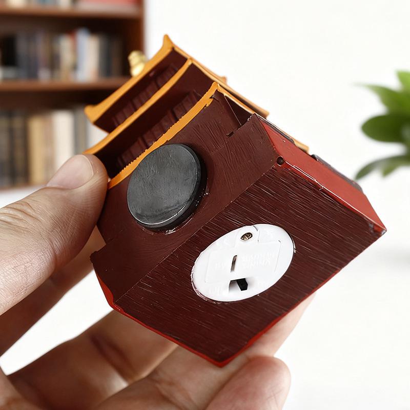 Tengwang-Pavillon 3D Leuchtender Harzmagnet - Chinesisches Antikes Architektur Souvenir.