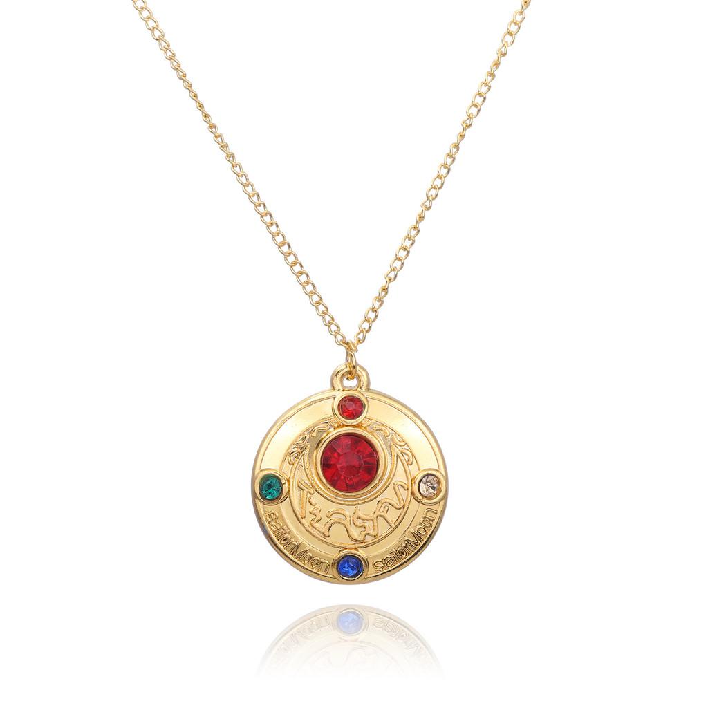 Sailor Moon Magisches Verwandlungs-Halskette Mit Legierungs-Anhänger Für Cosplay-Fans