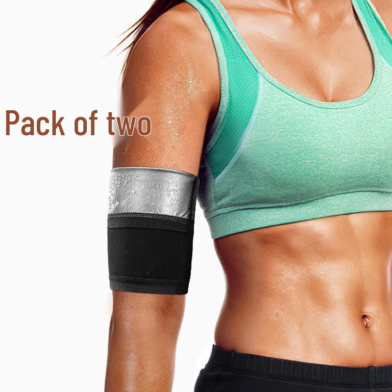 Women s Body Shaping Sweat-Inducing Arm Sleeves for Fitness, Yoga & Sports - Sweat-Wicking, Protective, Cross-Border Style. 4XL/5XL