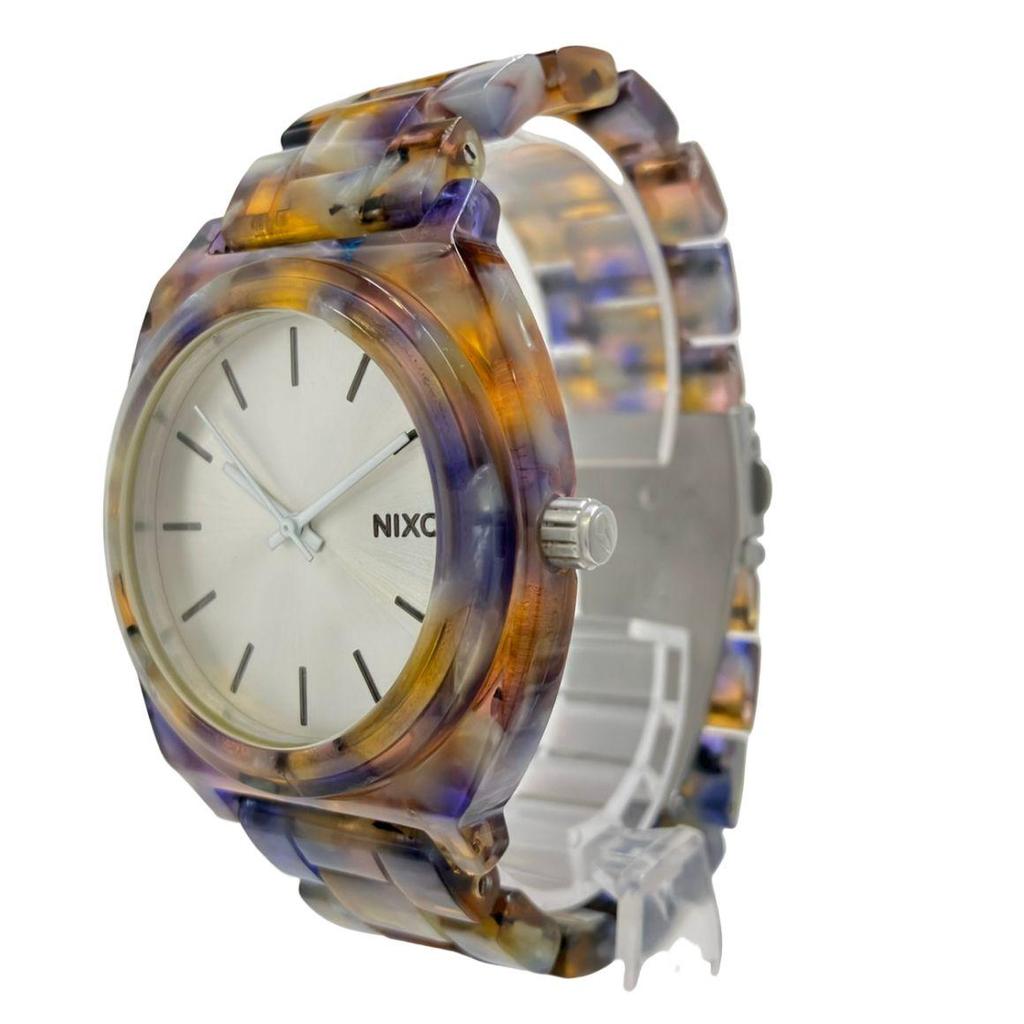 Used Nixon Watch Quartz Silver Men's NIXON