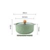 Zhishi Korean Ceramic Instant Noodle Bowl with Lid, 8-inch