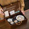 Take the Lead In ******lver Pot High-end Light Luxury Xishi Pot Household Kung Fu Tea Set Retro Brewing Teapot Teacup Set