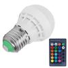 RGB+W Light Bulb 3W E27 Remote Control Color Changing Lamp Home Decoration 85265V