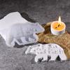 Practical Sturdy Silicone Mould Accessory for Polars Bear Candle Holders Portable for Handmade Gifts and Home Accent