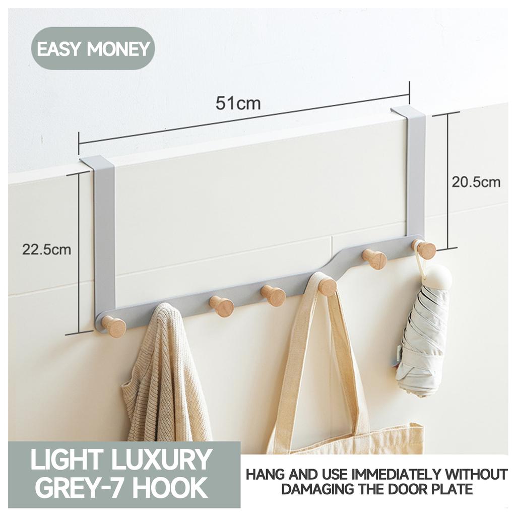 Door Back Hook Hanger Clothes Wall Entrance Hall Coat Rack Over The Door To Hang Clothes Keys Holder Bathroom Coat Hanger Hooks