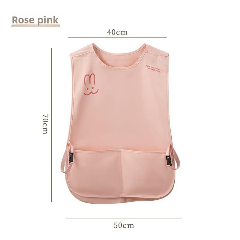 Cartoon Sleeveless Apron Waterproof Oilresistant Kitchen Workwear For Adults And Teens