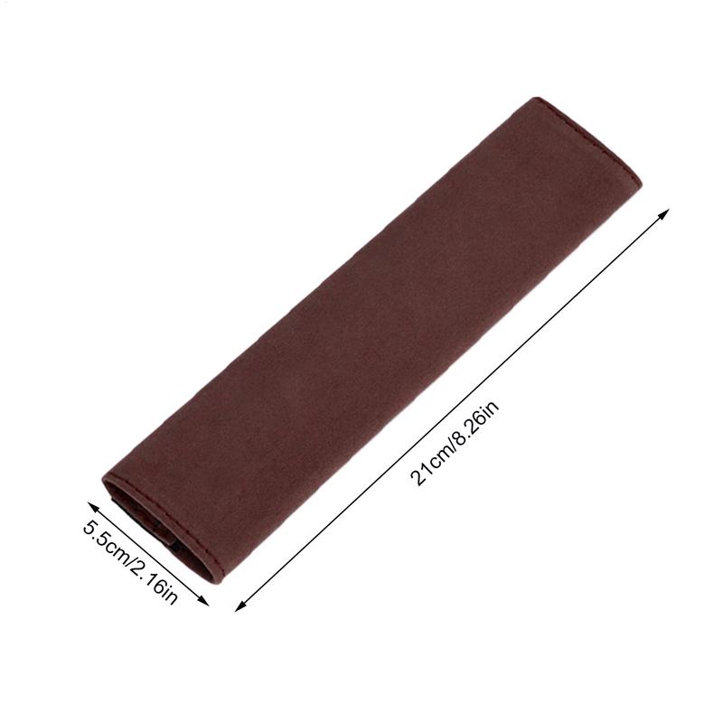 Seat Belt Shoulder Pad Soft Seat Belt Cushion Built-In Anti-Slip Silicone Strip Padded Safety Strap Cushion For Driving Travel