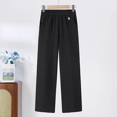 Mom Pants In Autumn and Winter High Waist Straight Trousers New Style Middle-aged and Elderly Grandma Pants Long Winter Warmth and Thick Pants