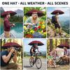 Sunshade Hat Cap, Choice Multi Scenario Use- Fishing, Gardening, Hiking, Photography, Outdoor Work, Lightweight and Portable- Foldable Storage