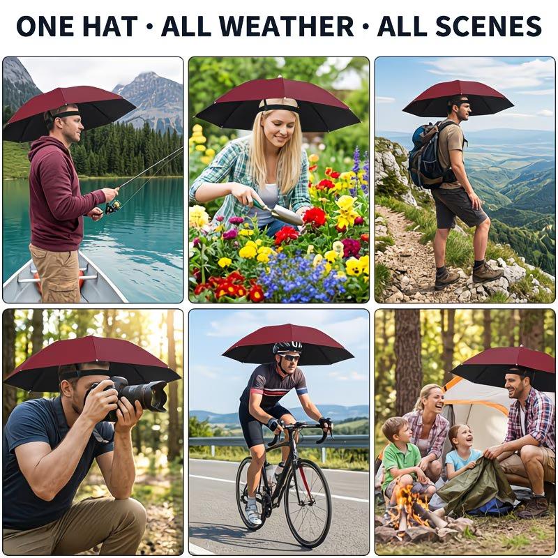 Sunshade Hat Cap, Choice Multi Scenario Use- Fishing, Gardening, Hiking, Photography, Outdoor Work, Lightweight and Portable- Foldable Storage