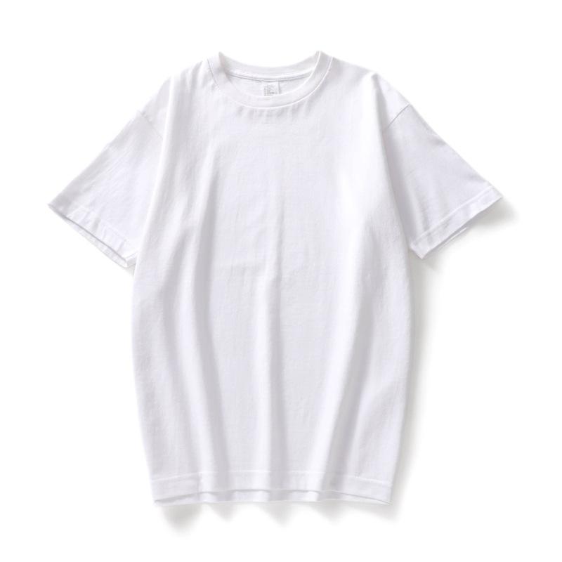 T-shirt da donna estiva in cotone traspirante T-shirt a maniche corte da coppia con collo rotondo allentato