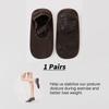 Professional Women Yoga Sock Silicone Anti-slip Ballet Pilates Socks Women Backless Breathable Bandage Yoga Sport Sock