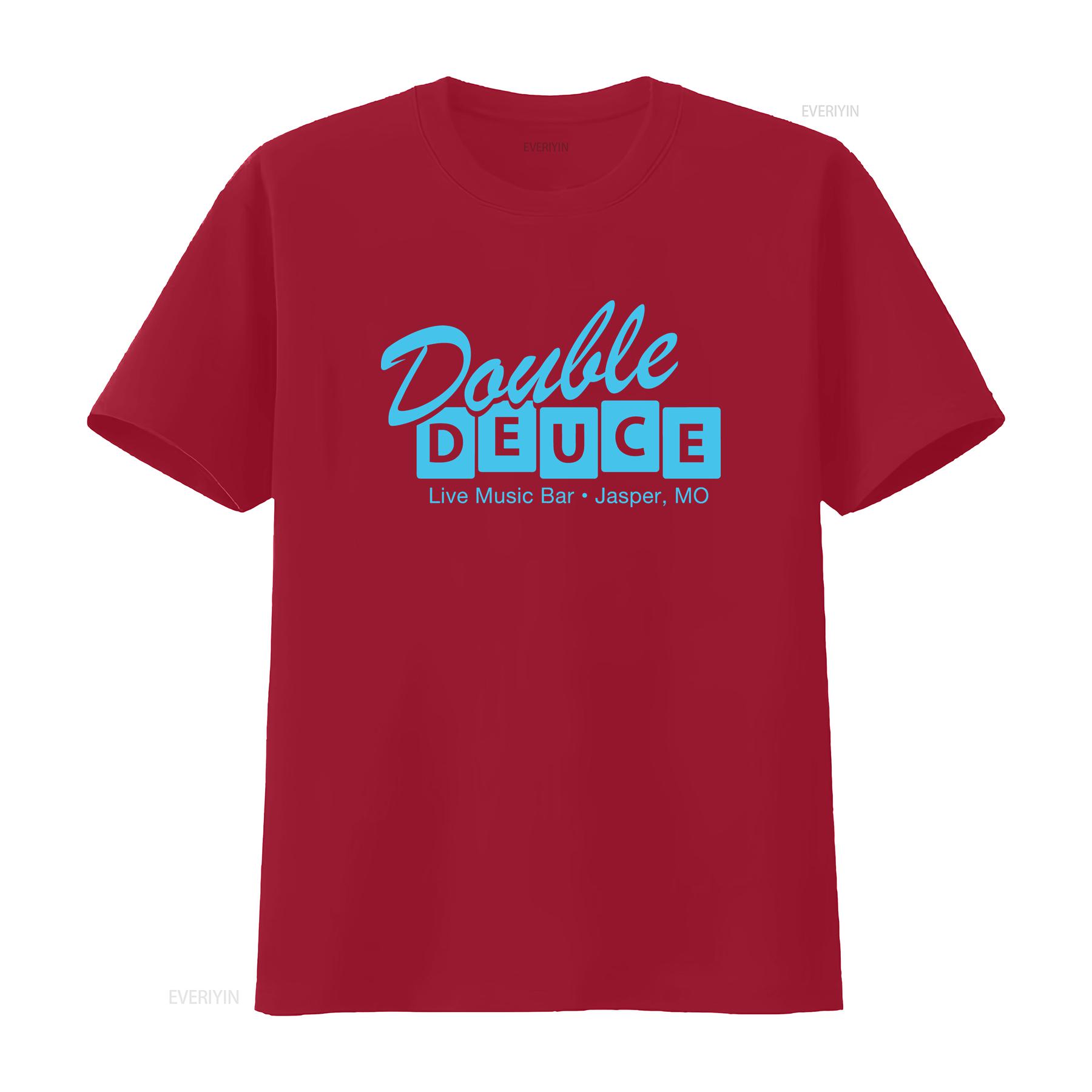 Double Deuce Live Music Bar Jasper Mo funny roadhouse movie party humor XS 6XL Fit Soft T shirt vintage Washed homme streetwear S