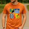 Rio de Janeiro Four Panel Pop Art Cotton T Shirt Brazil Toucan Christ the Redeemer Beach Graphic Unisex Unisex Unisex Streetwear Tee