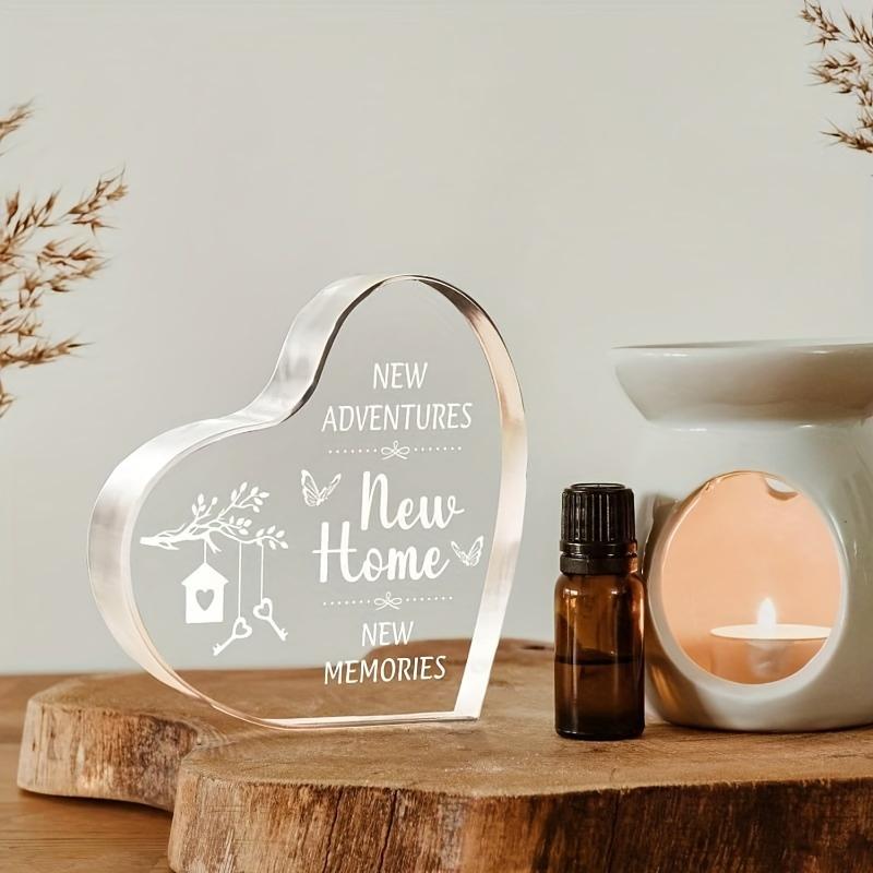 1pc, Housewarming Gift. Acrylic Small Statue Decoration, Best Gift for Home Creative- Acrylic Desktop Ornament, Four Seasons Decoration