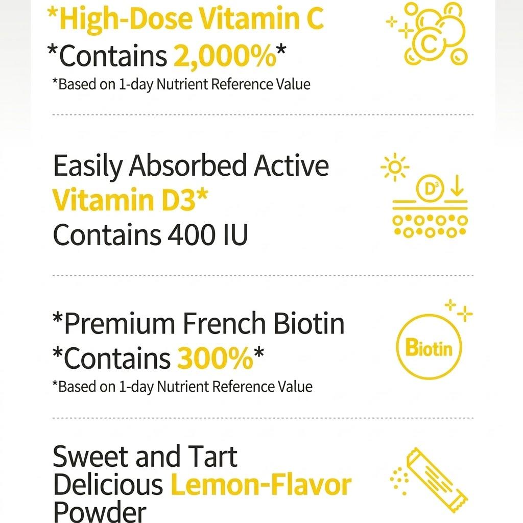 [Dongkook Pharmaceutical] Elina C Plus High-Concentration Premium Pharmacy Vitamin C Vitamin D3 Biotin