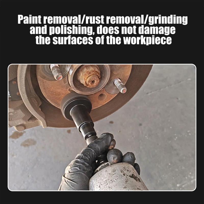 Automobile Wheel Hub Axle Head Brake Disc Grinding Head Rust Removal Maintenance Tool Stud Removal Tool Rust Remover Cleaner Kit