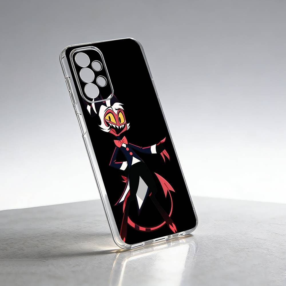 Helluva Boss Moxxie-e   Phone Case Transparent Silicone Soft For Samsung S25,S24,S21,S22,S23,S30,Ultra,S20,Plus,Fe