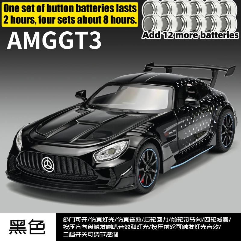 1:22 Mercedes Benz AMG GT3 Circuit Endurance Racing Car Alloy Metal Diecast Model Car Simulation Vehicle Home Trendy Ornaments
