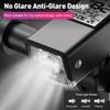 Bike Light 3 In 1 Bicycle Wireless Computer Flashlight LED Bike Front Light Cycling Horn Waterproof USB Headlight Riding Lamp