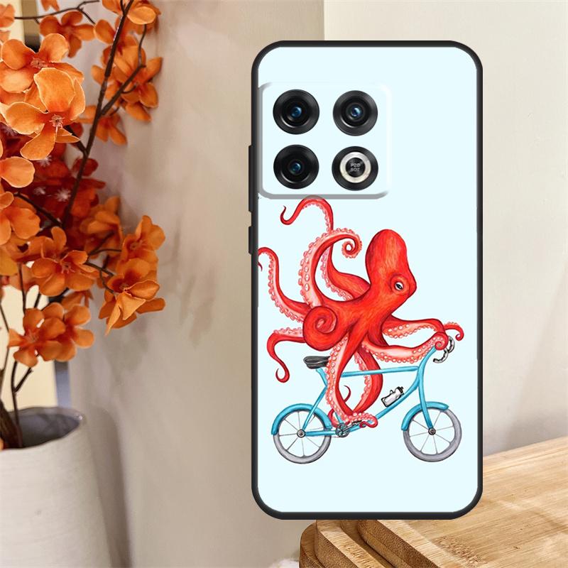 Octopus Funda For OnePlus 8T 10T 13 13R 12 12R 11 10 Pro OnePlus Nord 4 CE 2 3 Lite N30 N20 N10 Case