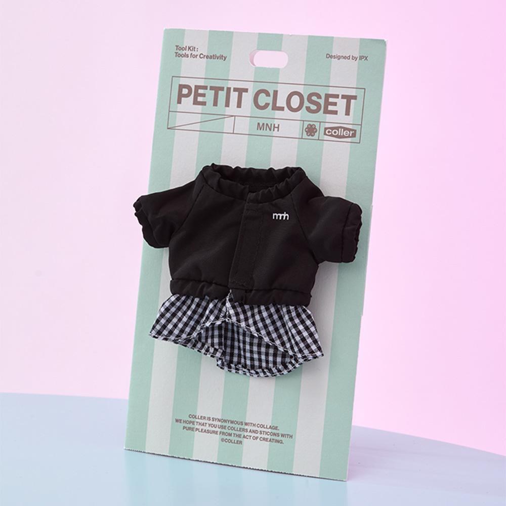 MNH 25 FW Petit Closet Track Top Check Shirt