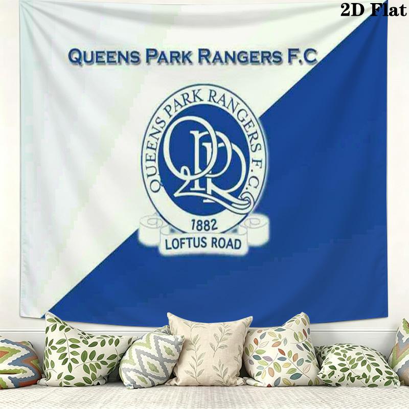 Queens Park Rangers Wandteppich Ästhetischer Wandbehang Bedruckte Stoffdecke Dekorative Wandteppiche für Schlafzimmer Wohnzimmer Heimdekoration