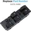 93570-2V000 for Hyundai Veloster 2012-2017 Front Left Master Power Window Control Lifter Switch Button 935702-V000