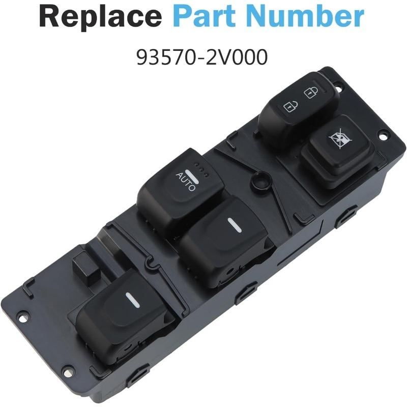 93570-2V000 for Hyundai Veloster 2012-2017 Front Left Master Power Window Control Lifter Switch Button 935702-V000