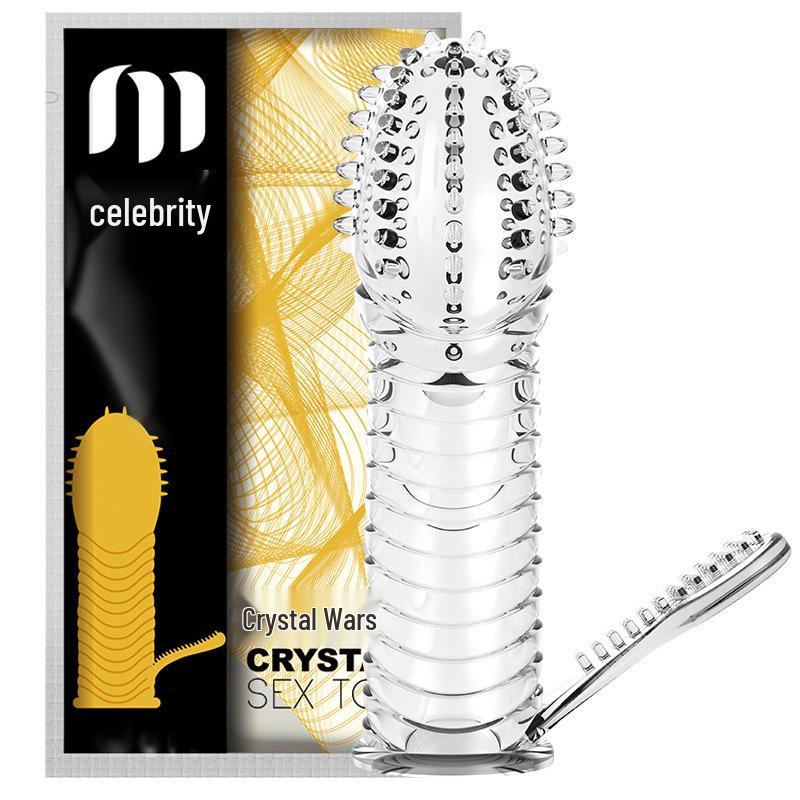Men's Wolf Tooth Spiked Penis Sleeve for G-Spot Stimulation and Couples' Arousal