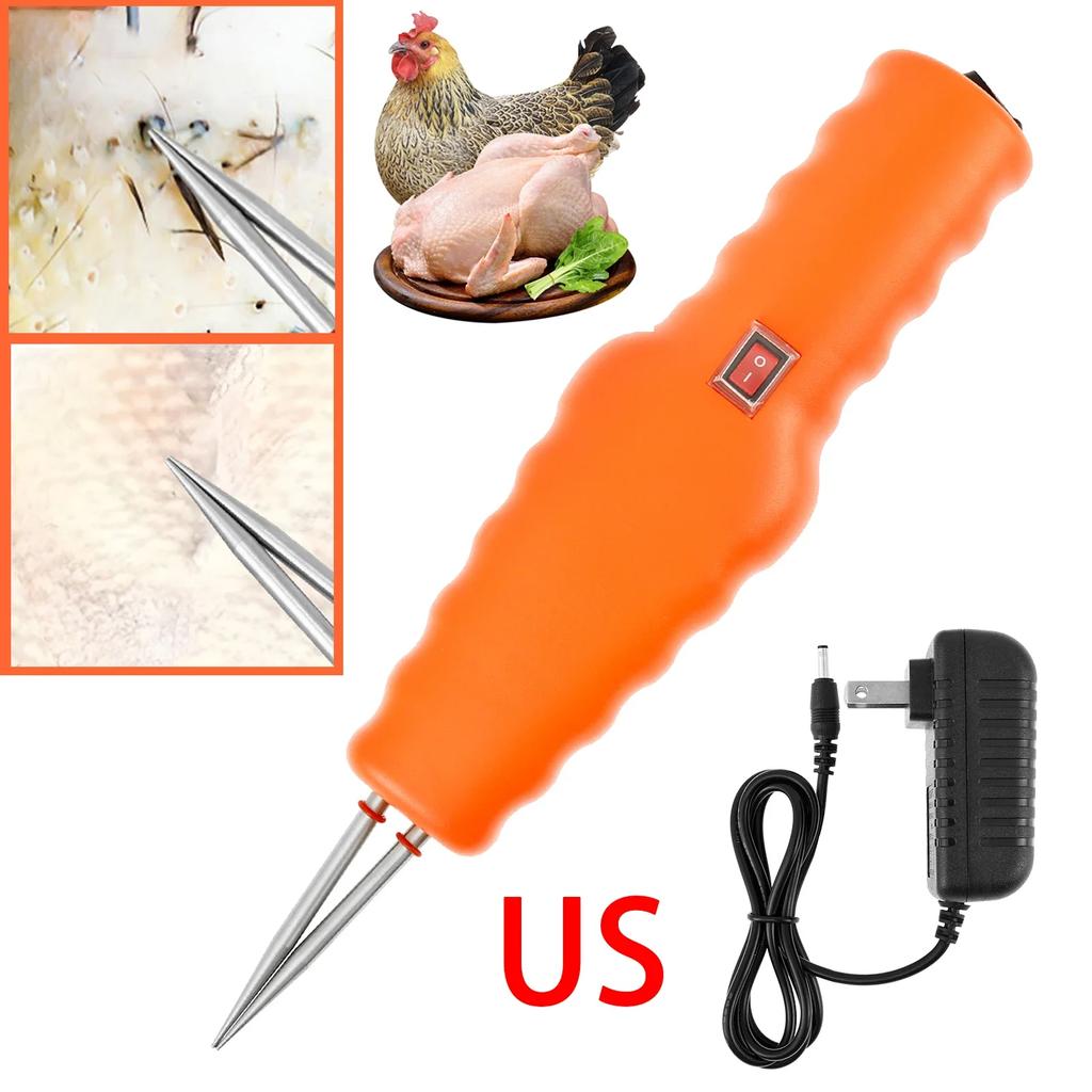Poultry Electric Feather Plucker Quick Handheld Chicken Duck Goose Hair Remove Waterproof Poultry Feather Plucker Hair Tools