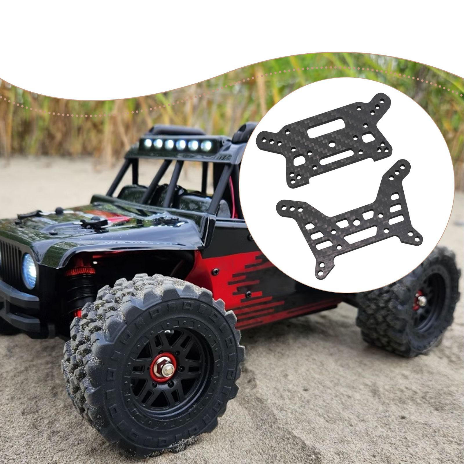 

1/7 Front Rear Shock Absorber Brackets Durability Replacement High Performance Professional Carbon