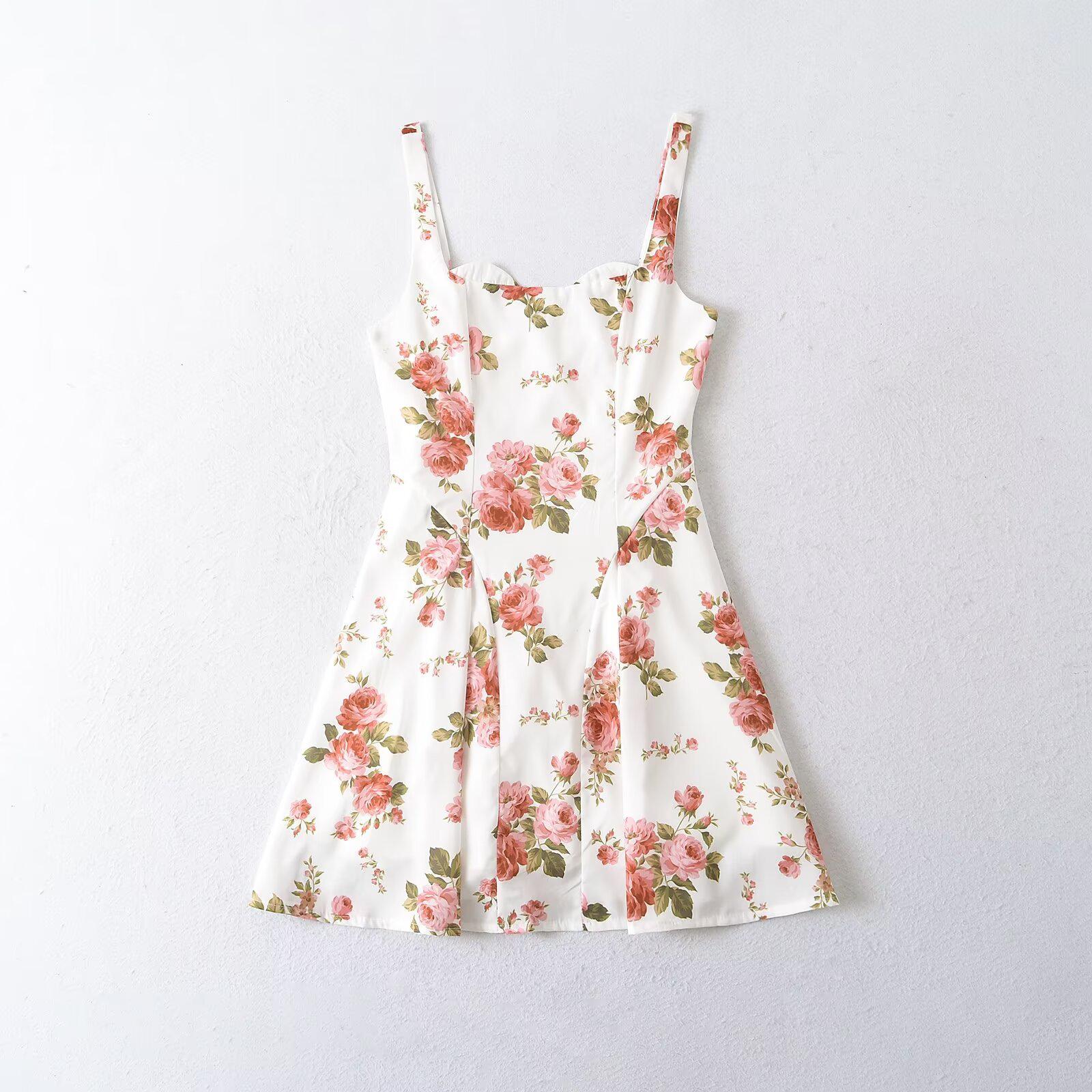 

2025 Зимнее женское модное короткое платье в европейском и американском стиле с принтом Small