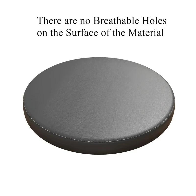 

Non-slip Bar Stool Pad Waterproof Round Memory Foam Seat Cushion with Zipper for Dining Chair Bay Window Tatami Floor Outdoor Diameter 30cm темно серый