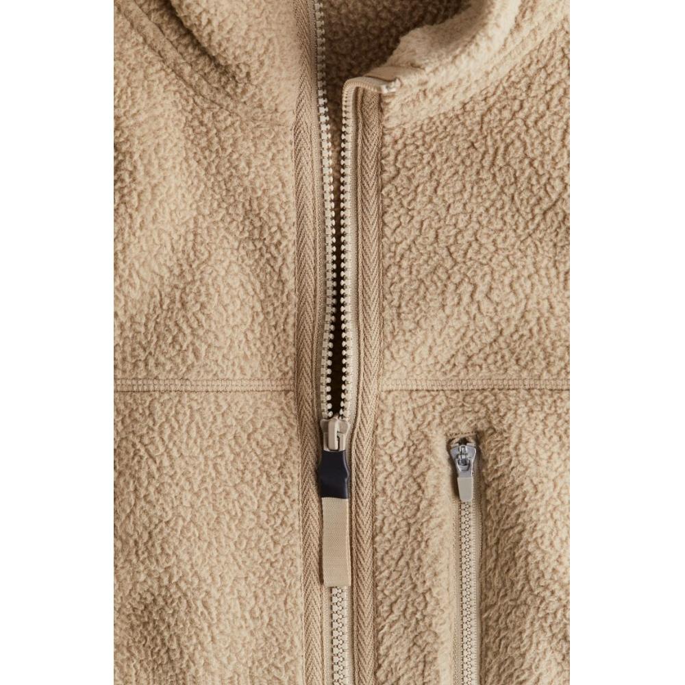 H M Teddy Sport Jacket Regular Fit Beige