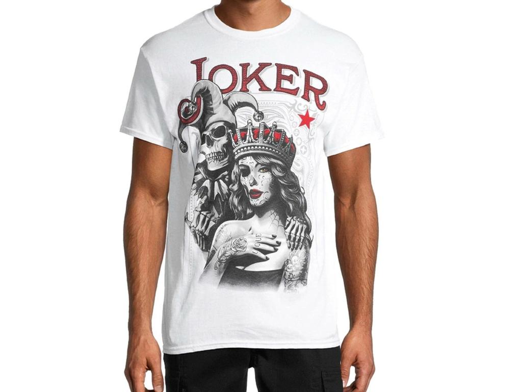 Joker & Beauty Sketch Men's Graphic T-shirt Comfy Short Sleeve NWT