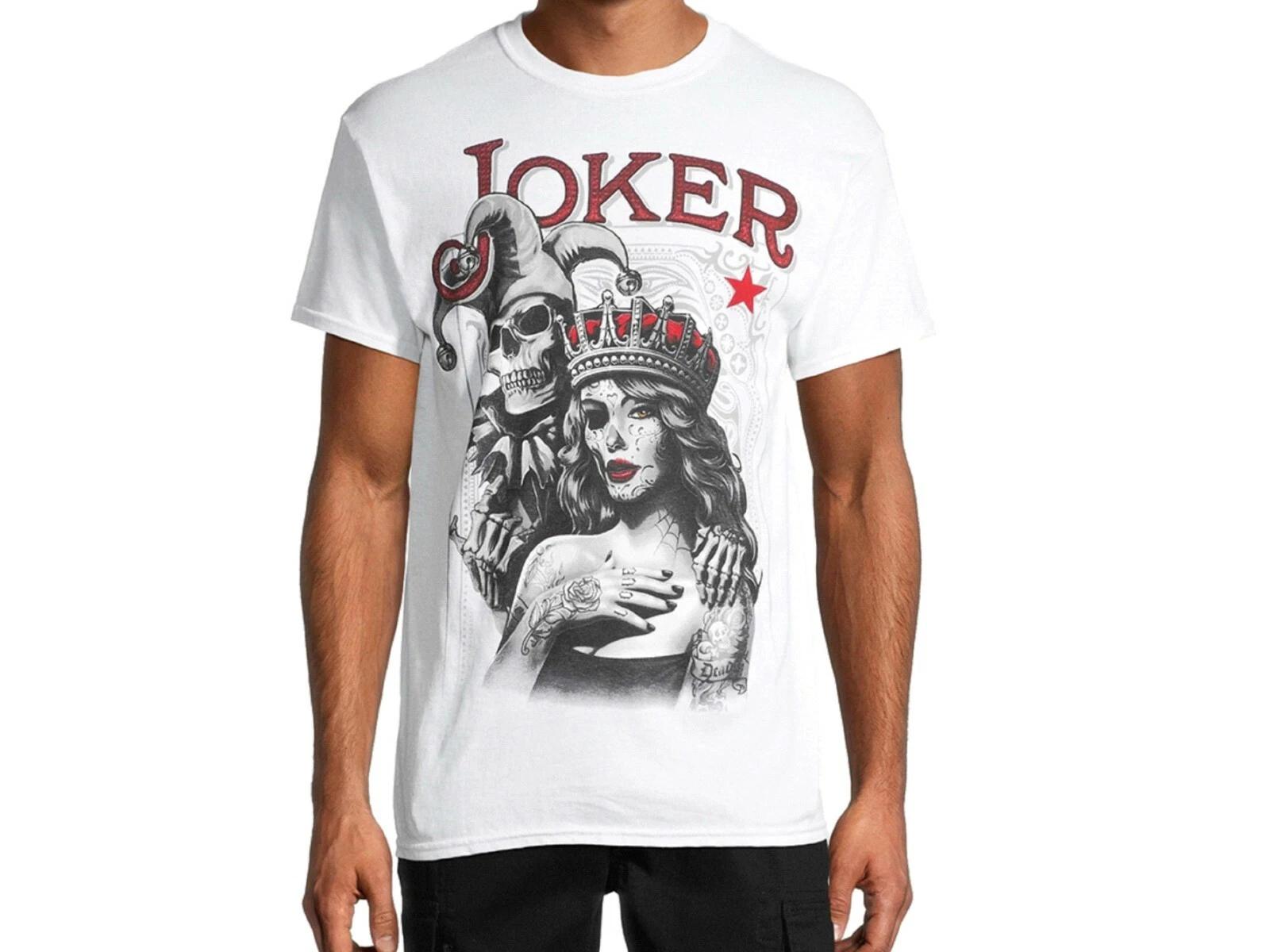 

Joker & Beauty Sketch Men s Graphic T-shirt Comfy Short Sleeve NWT M
